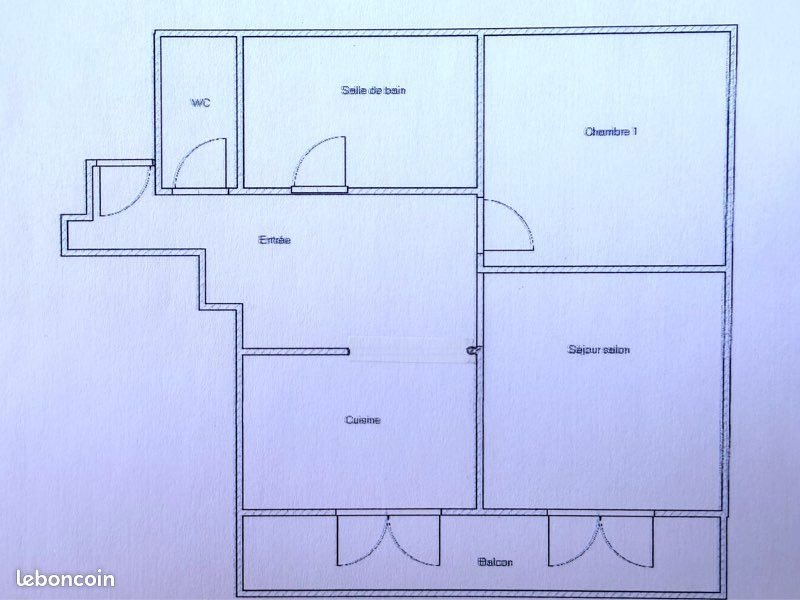 Appartement à louer, 54m², Lyon 8ème