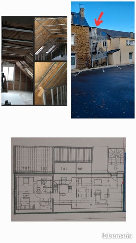 Appartement à louer, 50m², Lamballe