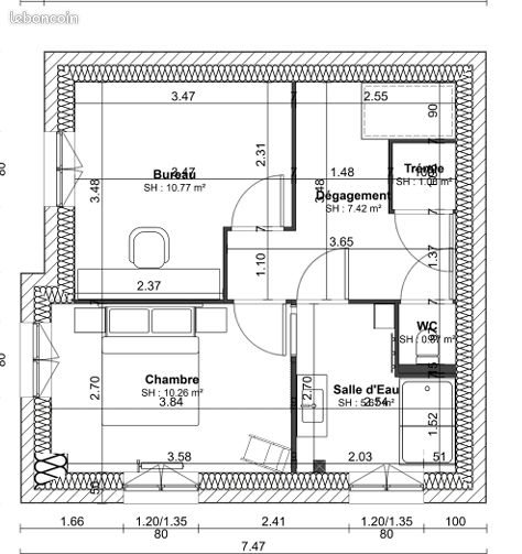 Maison à vendre, 72m², Montrevault