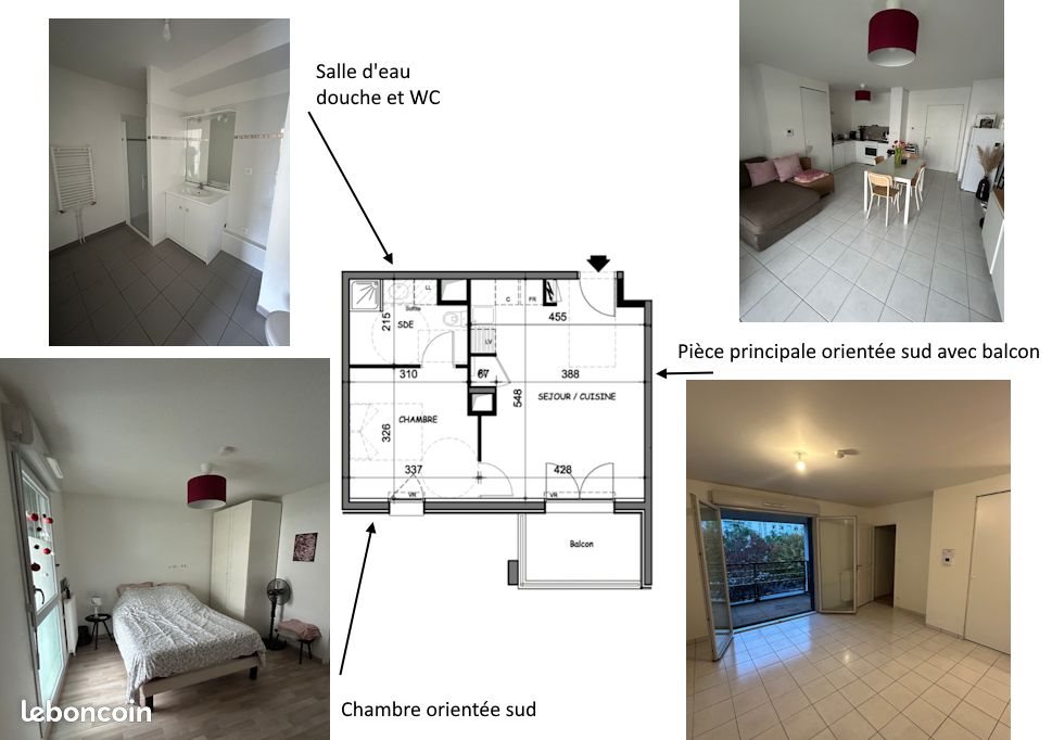 Appartement à louer, 39m², Tours