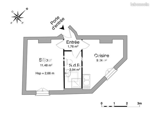 Appartement à louer, 26m², Orléans