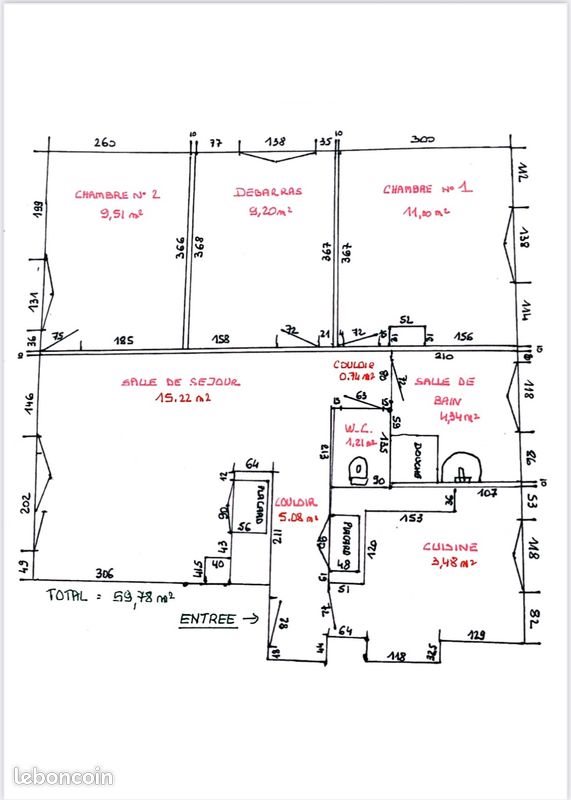 Appartement à vendre, 59m², Châteaudun