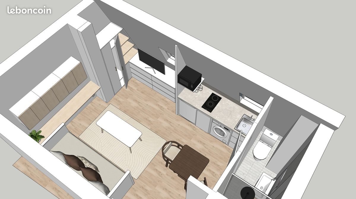 Appartement à louer, 20m², Paris 11ème