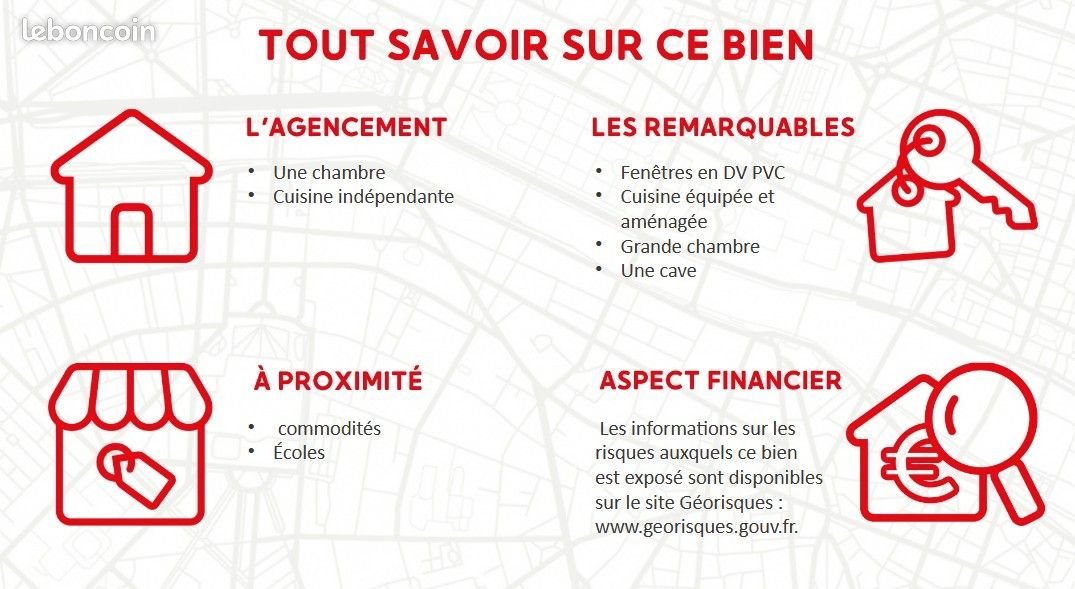 Appartement à vendre, 50m², Chenôve