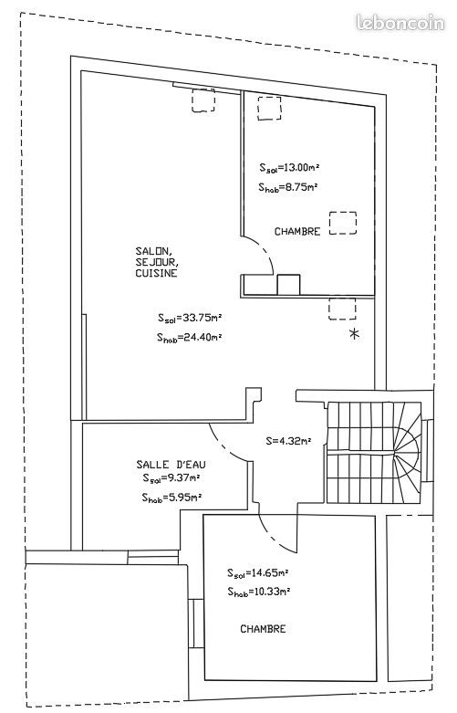 Appartement à louer, 75m², Benfeld