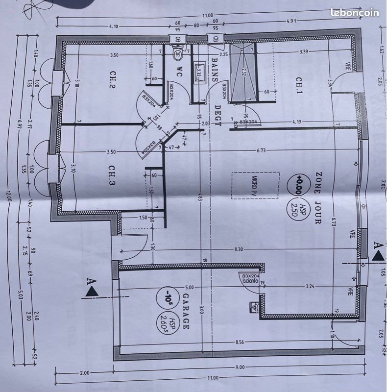 Maison à louer, 85m², Le Gua