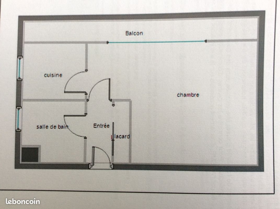 Appartement à louer, 40m², Reims