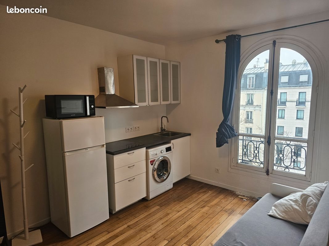 Appartement à louer, 19m², Paris 17ème