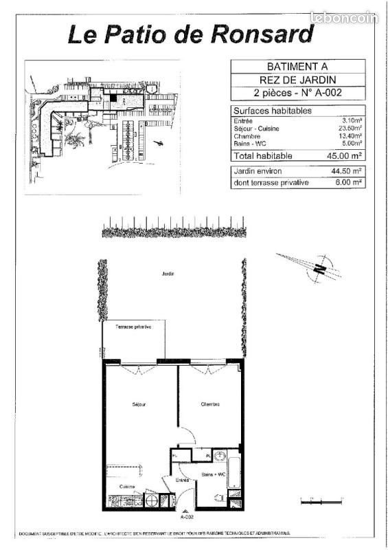 Appartement à louer, 45m², Le Mans