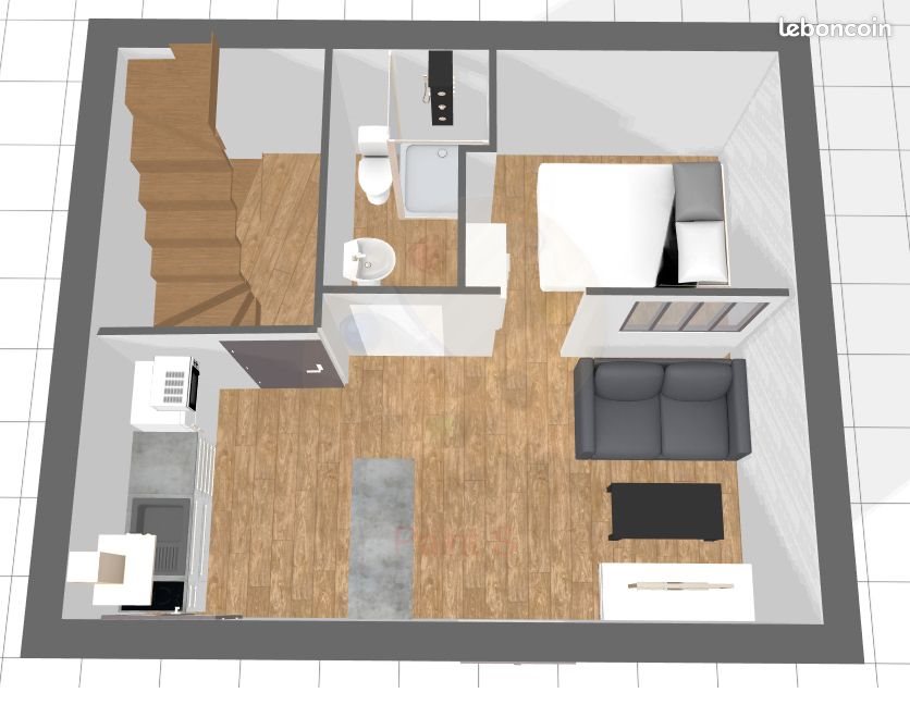 Appartement à louer, 26m², Cognac