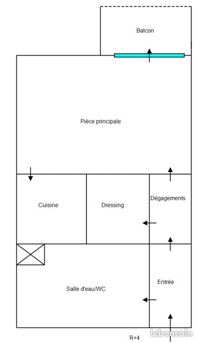 Appartement à vendre, 28m², Tours