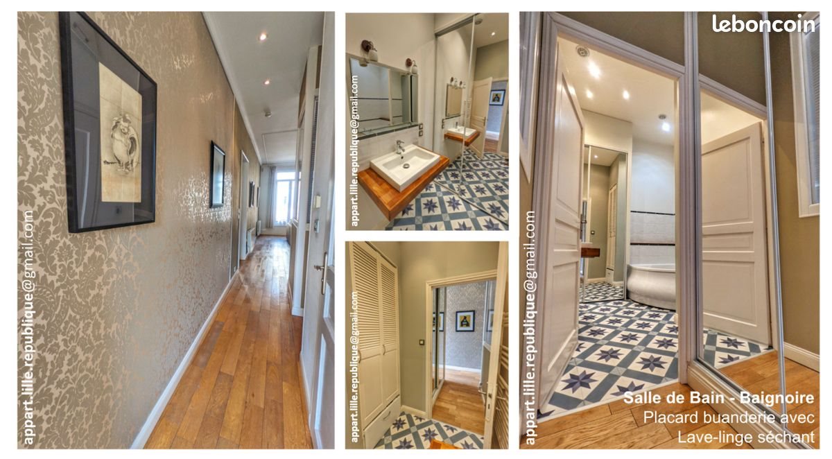 Appartement à louer, 75m², Lille