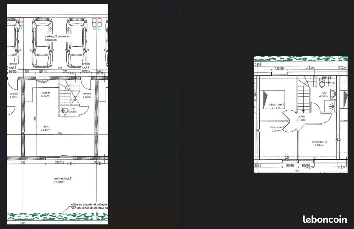 Maison à louer, 66m², Pont-l'Evêque