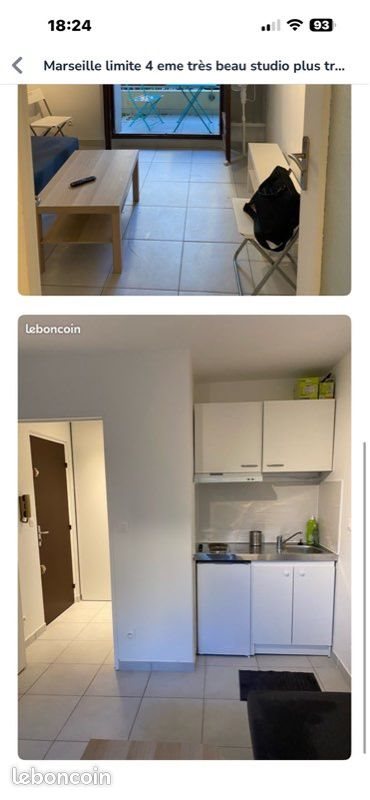 Appartement à louer, 20m², Marseille 3ème