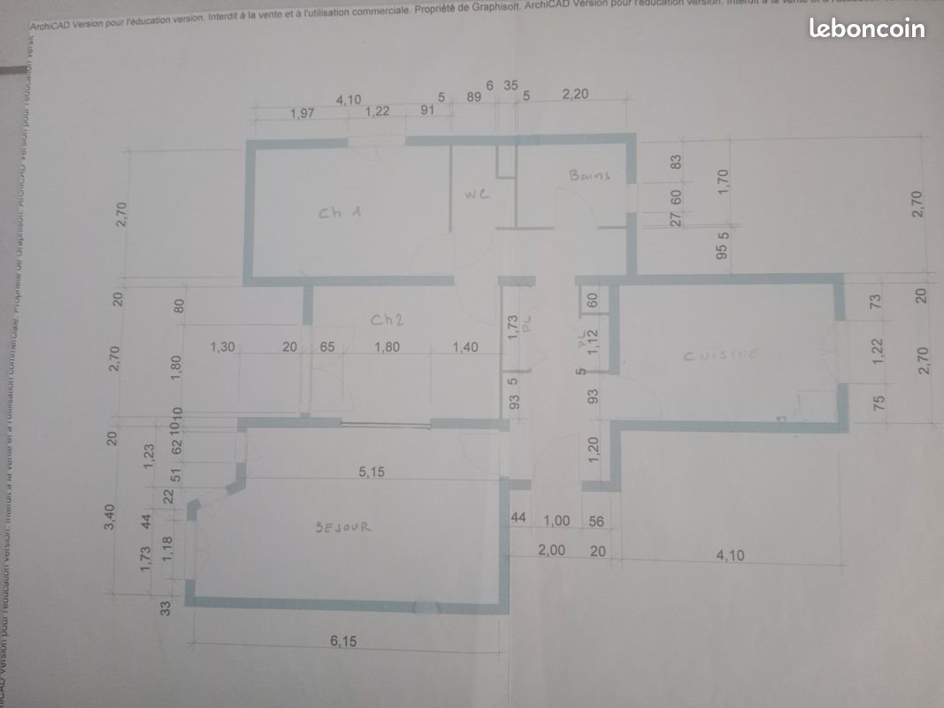 Appartement à vendre, 70m², Saint-Etienne