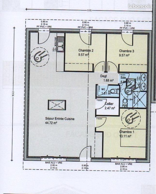 Maison à louer, 90m², Biscarrosse
