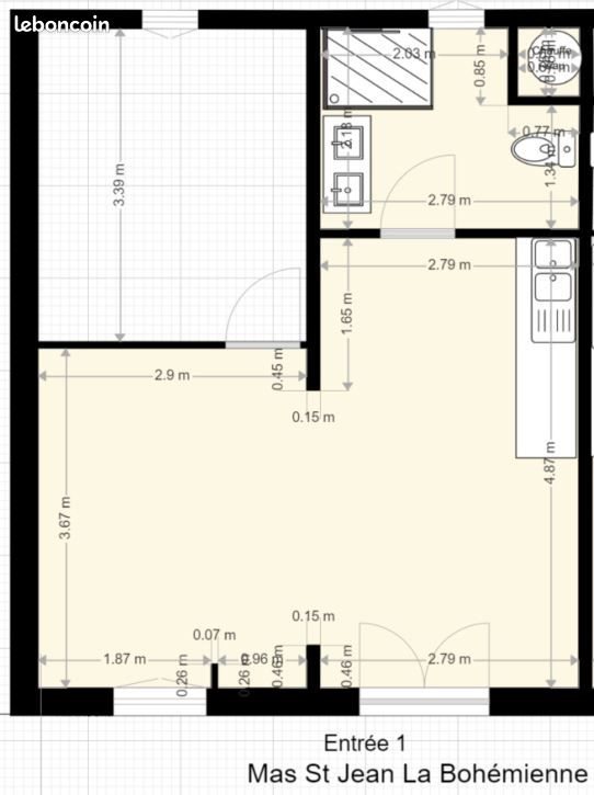 Appartement à louer, 39m², Nîmes