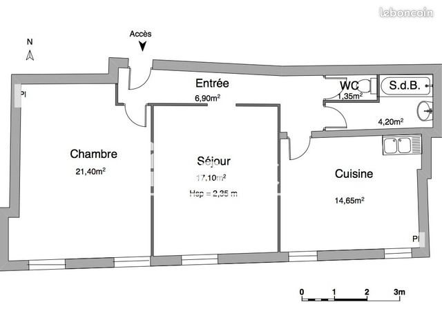 Appartement à louer, 65m², Clermont-Ferrand