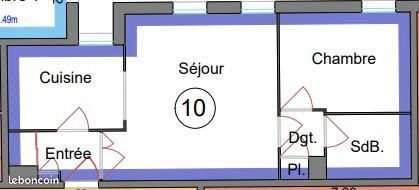 Appartement à vendre, 43m², Orléans