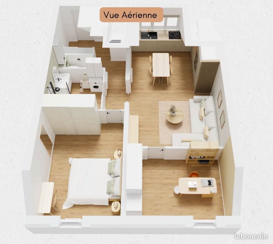 Appartement à louer, 62m², Nantes