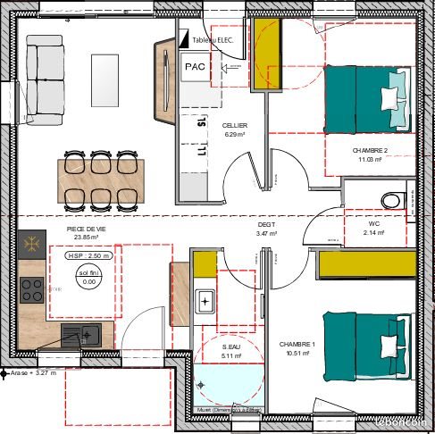 Maison à louer, 63m², La Roche-sur-Yon