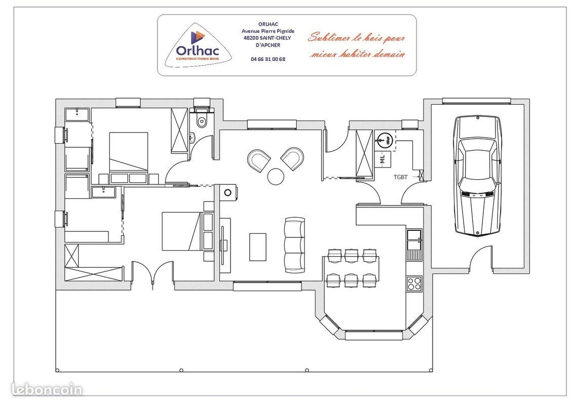 Maison à vendre, 84m², Saint-Flour