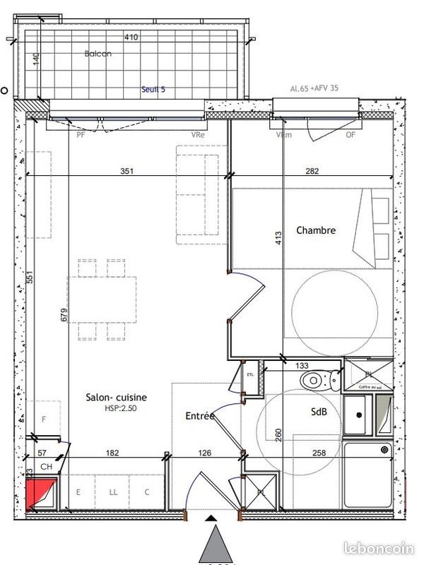 Appartement à louer, 42m², Savenay