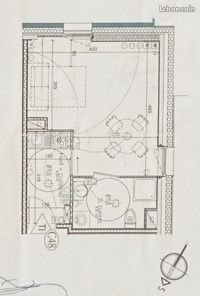 Appartement à louer, 28m², Tours