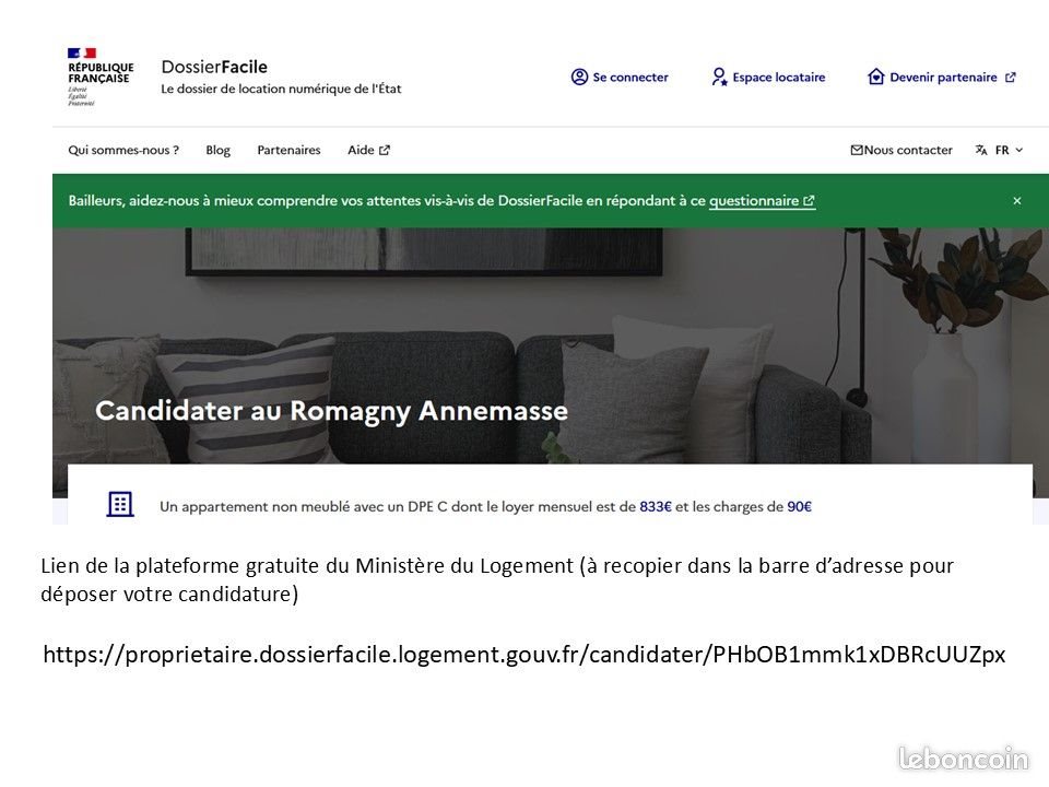 Appartement à louer, 43m², Annemasse