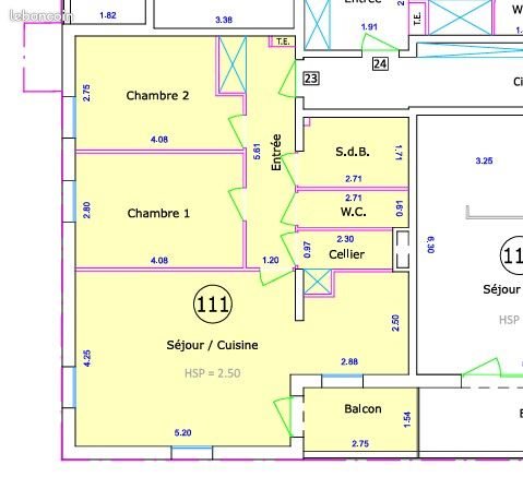 Appartement à louer, 67m², Vezin-le-Coquet
