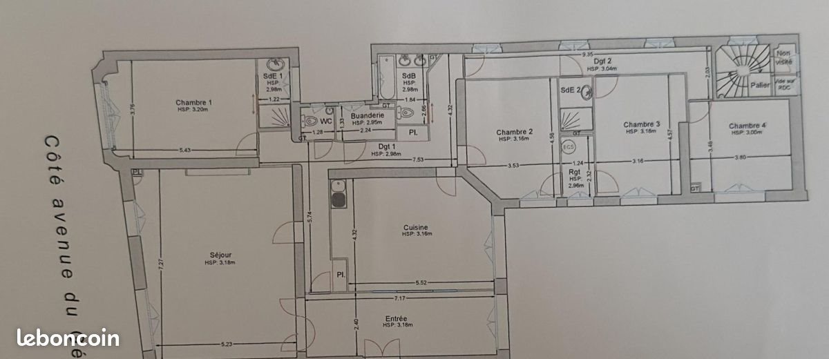 Appartement à vendre, 197m², Paris 14ème