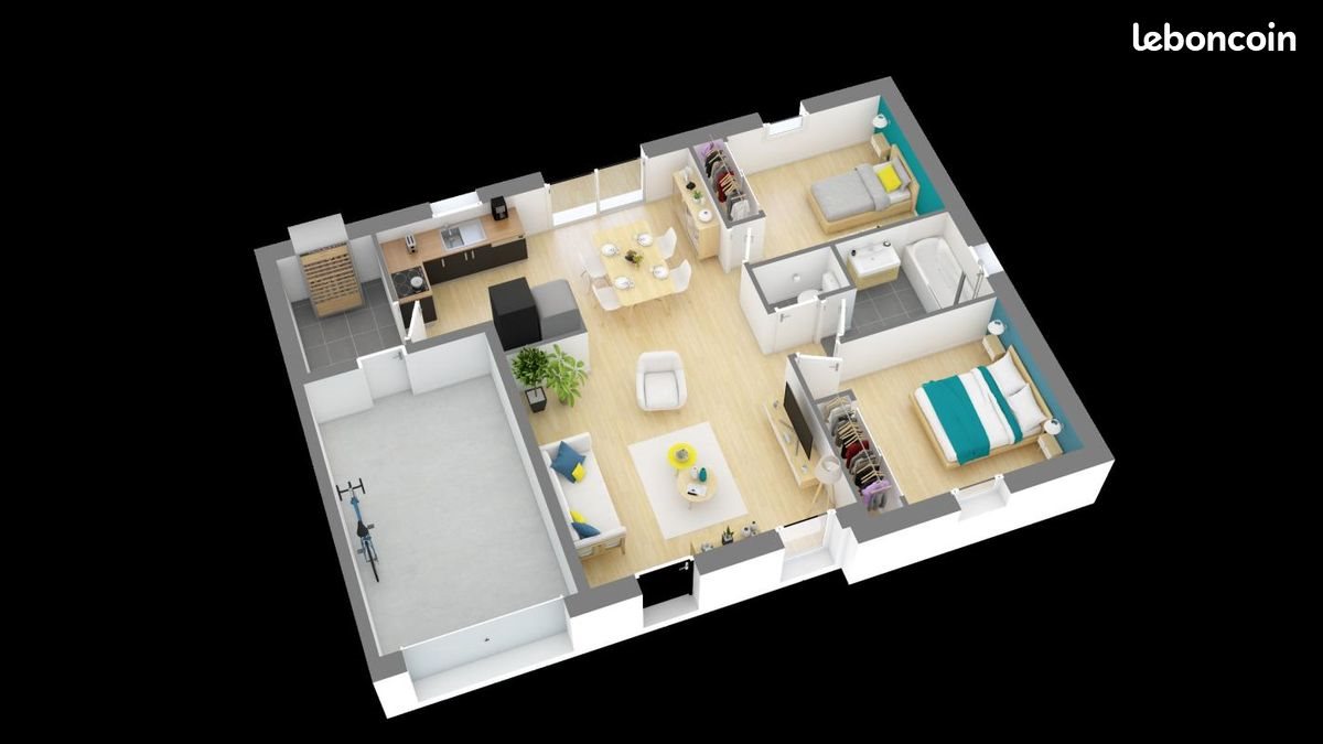 Maison à vendre, 63m², Inzinzac-Lochrist