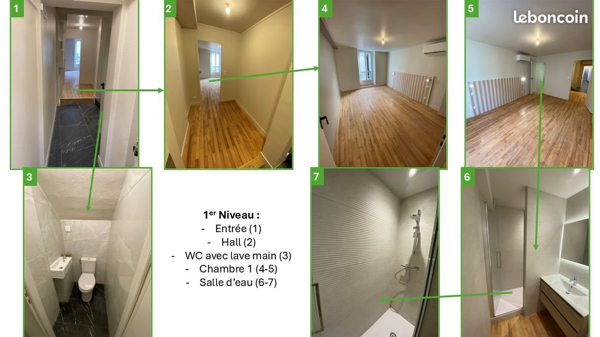 Appartement à louer, 80m², Vif