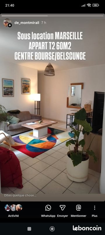 Appartement à louer, 58m², Marseille 1er