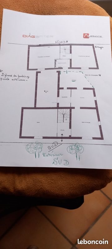 Maison à louer, 80m², Condom