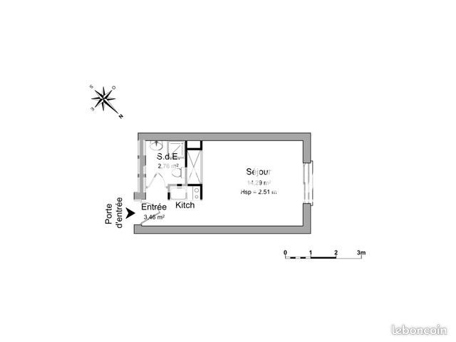 Appartement à louer, 20m², Perpignan