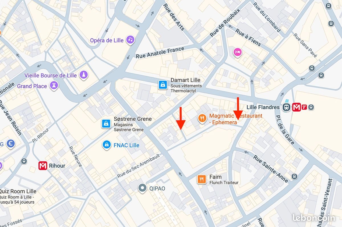 Appartement à louer, 550m², Lille