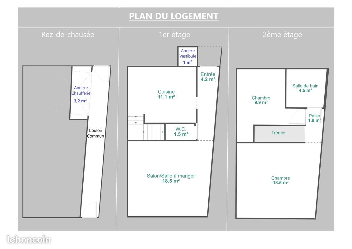 Appartement à vendre, 70m², Frouard