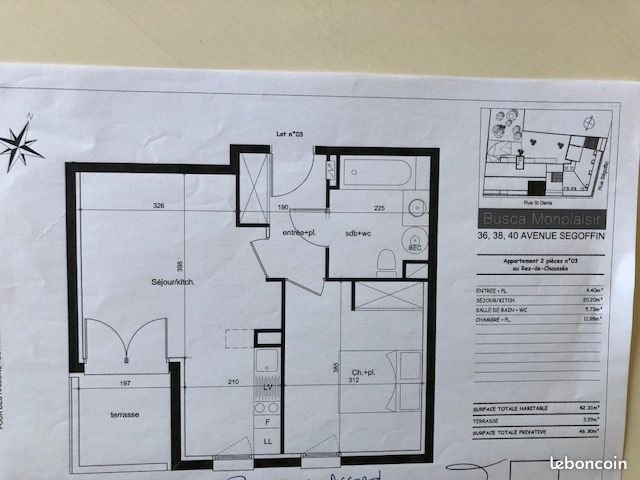 Appartement à louer, 44m², Toulouse