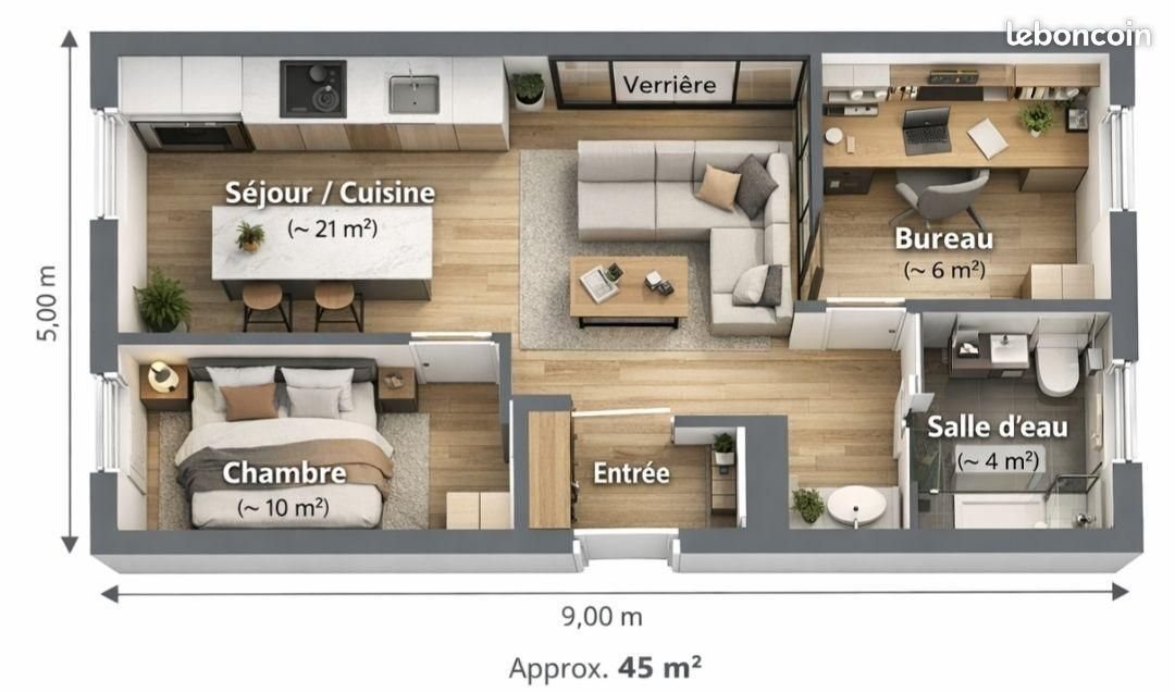 Maison à vendre, 45m², Rethel