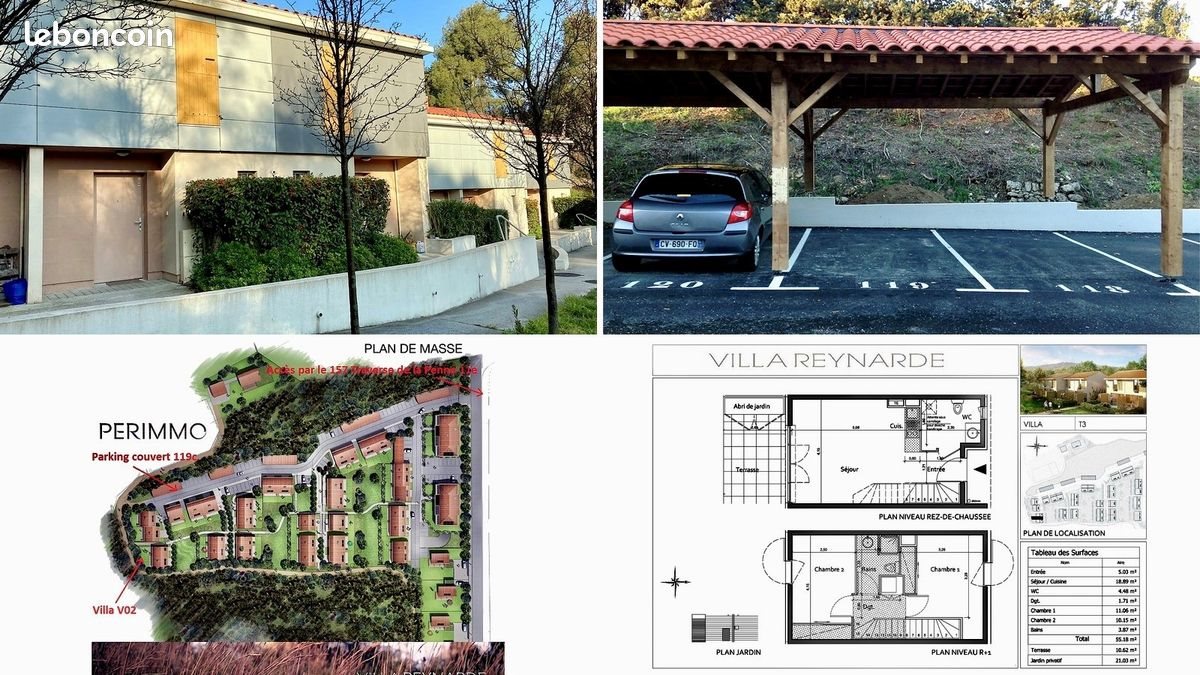 Maison à louer, 55m², Marseille 11ème