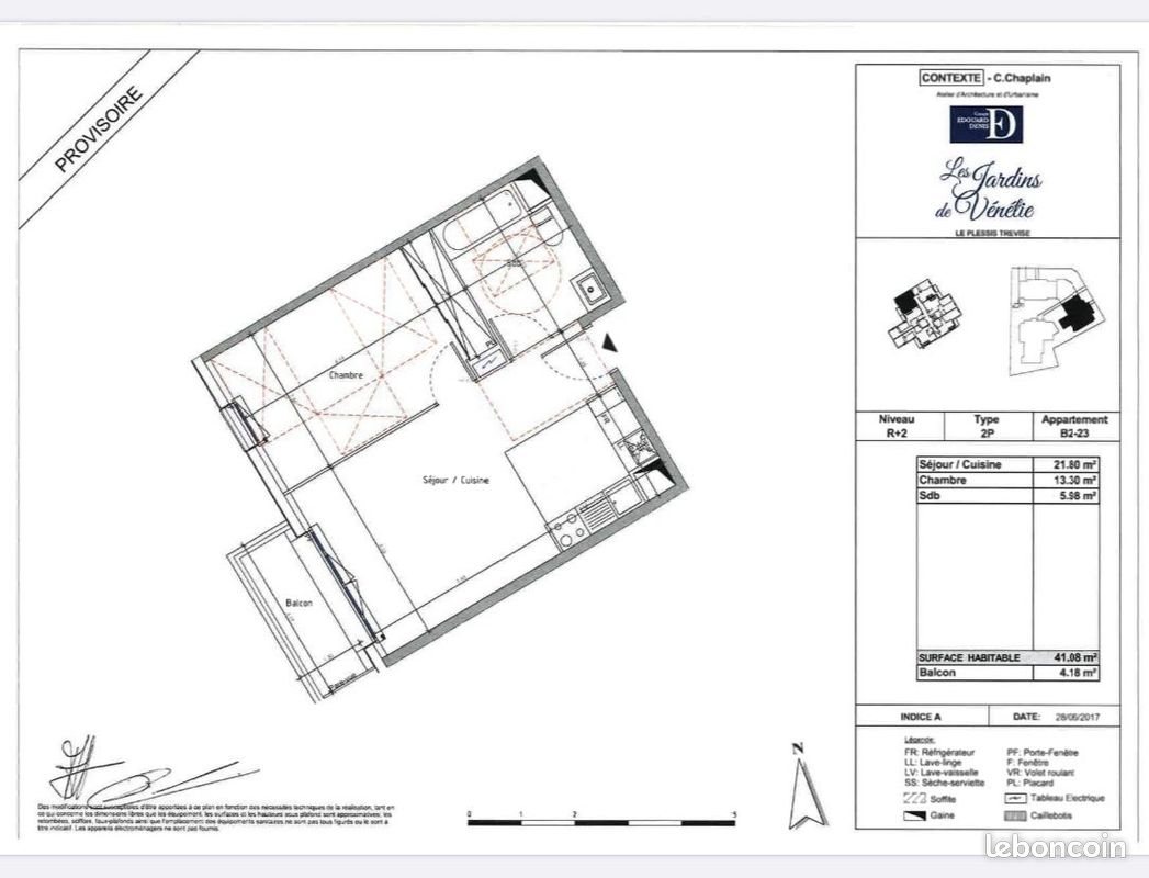 Appartement à louer, 41m², Le Plessis-Trévise
