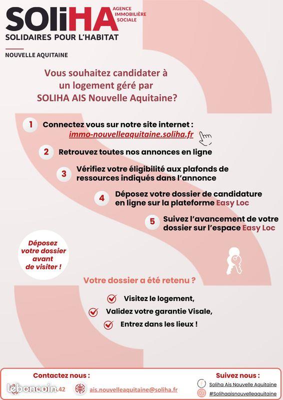 Maison à louer, 84m², Chantérac