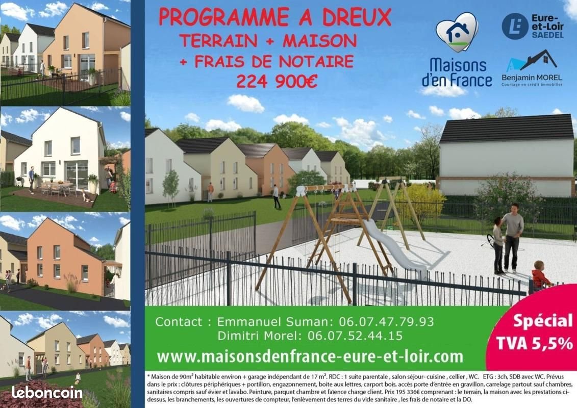 Maison à vendre, 80m², Marville-Moutiers-Brûlé