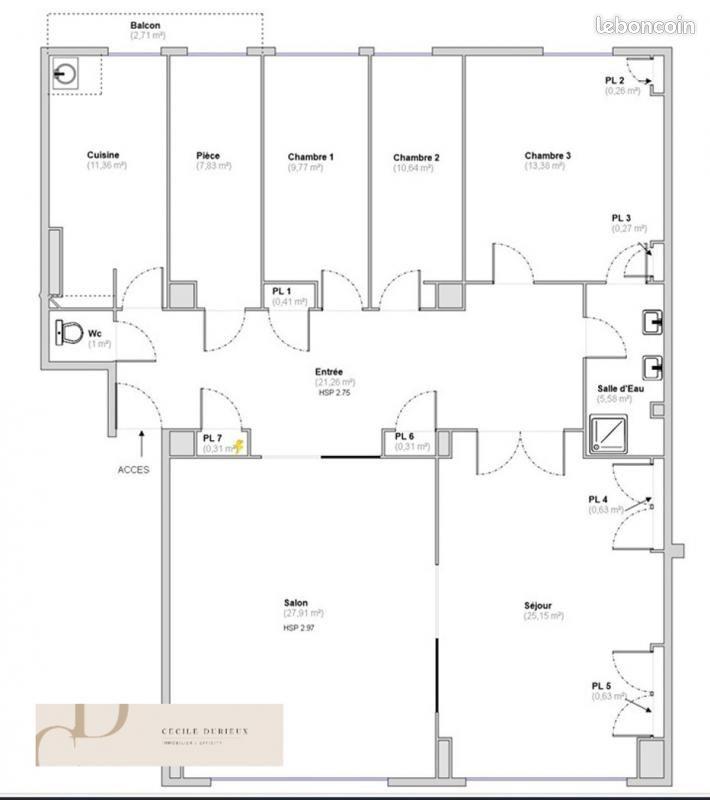 Appartement à vendre, 137m², Lyon 6ème