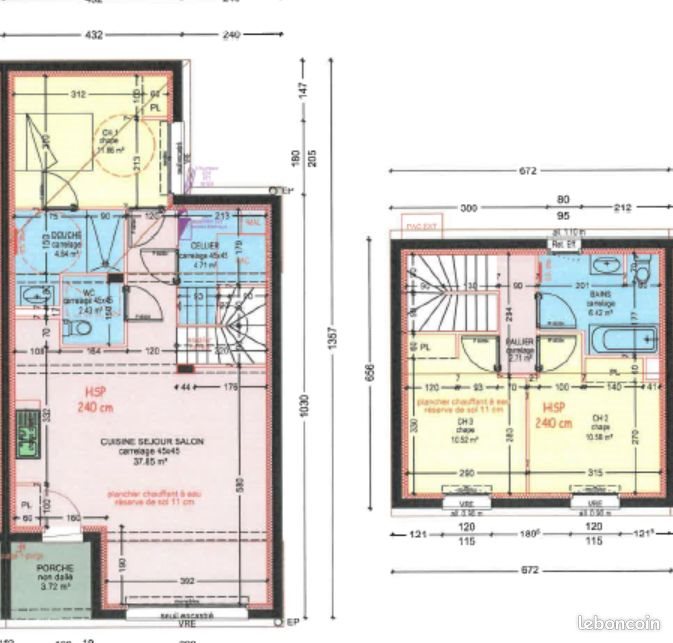 Maison à louer, 91m², Riorges