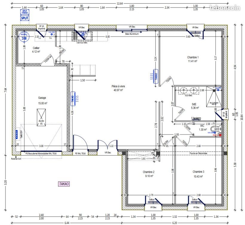 Maison à vendre, 85m², Aigurande