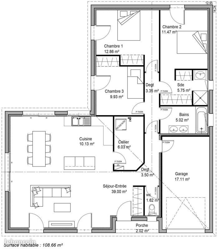 Maison à vendre, 100m², Audenge