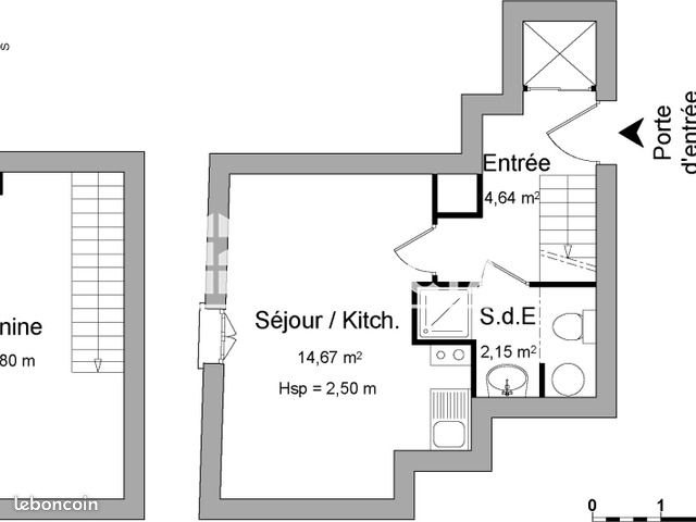Appartement à louer, 21m², Rennes