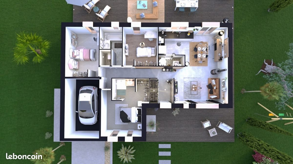 Maison à vendre, 115m², Biron